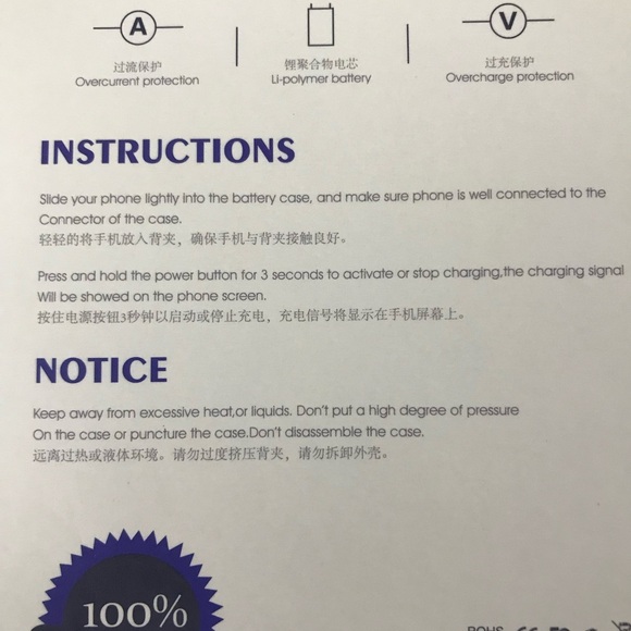 iPhone 11 Battery Case 6000mAh Power Charging Rechargeable Battery New Sealed - Picture 8 of 10